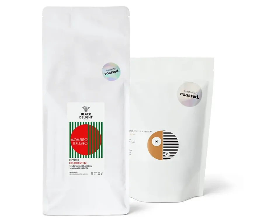 Espresso Probierpaket "Co-Roast Duo" - 1x 250g, 1 x 500g Ganze Bohne