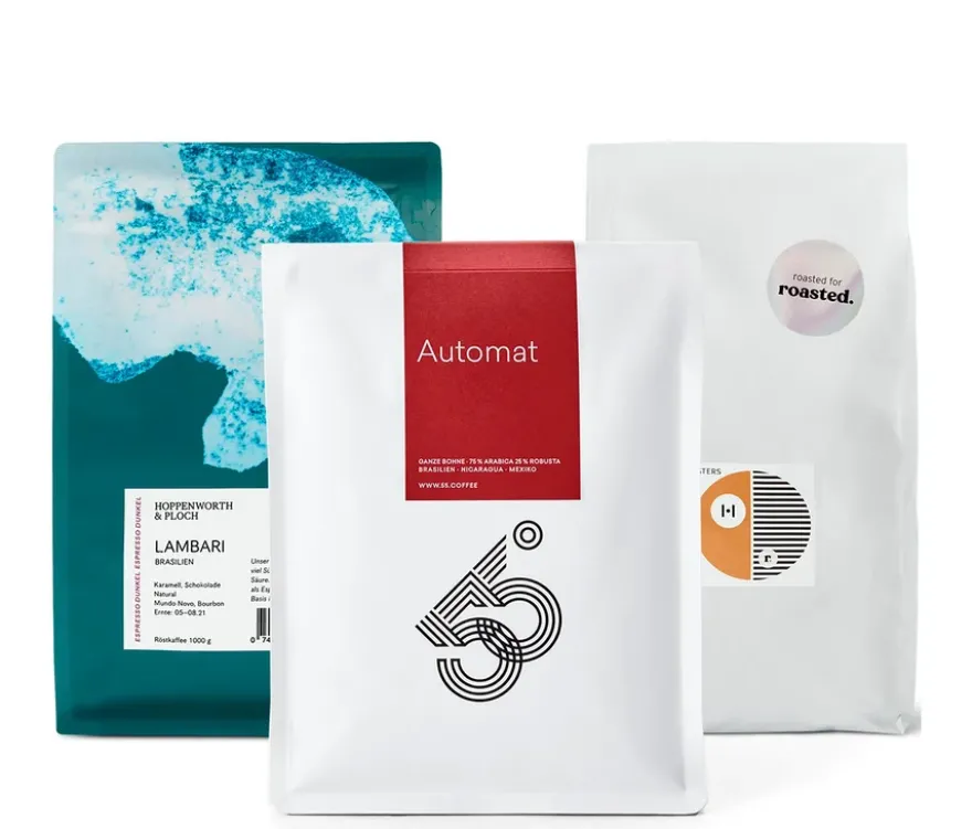 Espresso Probierset "Rundreise durch Südamerika" - 3x 1 kg Ganze Bohne