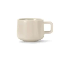2 Espressotassen mit Untertassen, Beige
