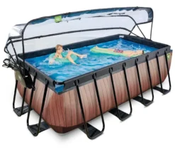 EXIT Pool-Set, Holzoptik, 400 x 200 cm