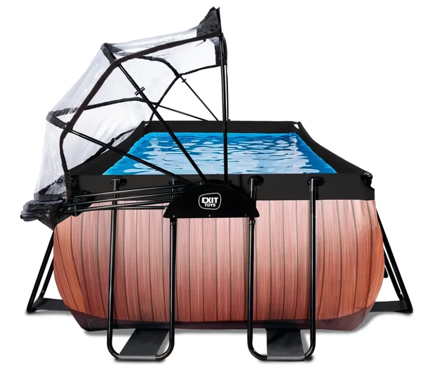 EXIT Pool-Set, Holzoptik, 400 x 200 cm