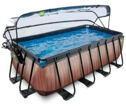 EXIT Pool-Set, Holzoptik, 400 x 200 cm