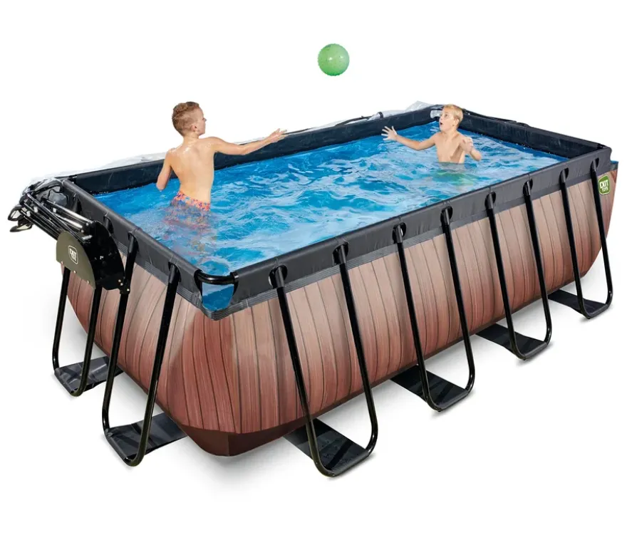 EXIT Pool-Set, Holzoptik, 400 x 200 cm