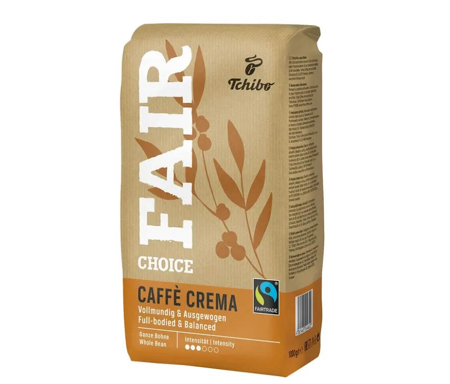 Fair Choice Caffè Crema - 1 kg Ganze Bohne
