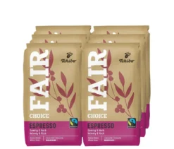 Fair Choice Espresso - 6x 1 kg Ganze Bohne