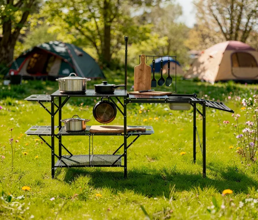 Faltbare Campingküche »Elmwood«