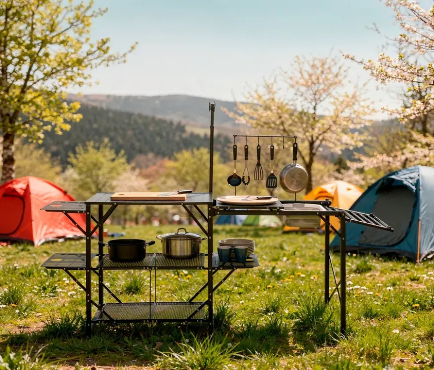 Faltbare Campingküche »Elmwood«