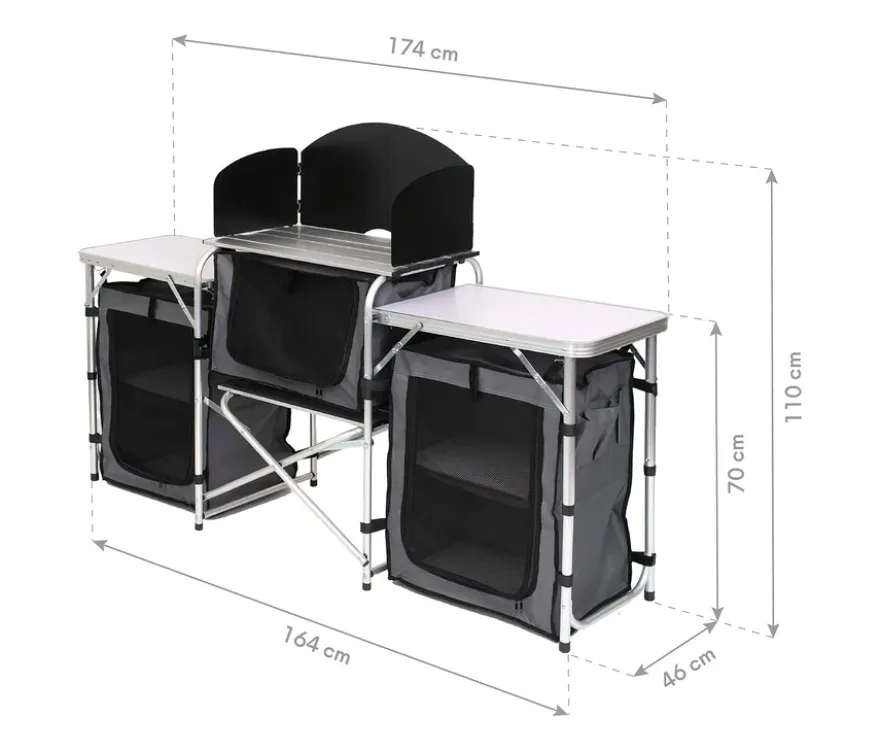 Faltbare Campingküche »Redwood M«
