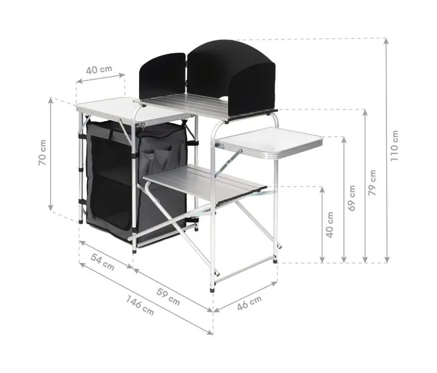 Faltbare Campingküche »Redwood S«