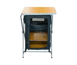 Faltbarer Campingtisch mit Stauraum