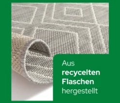 Faltbarer Outdoor-Teppich »Diamond Rhythm«, 240 x 340 cm, grau