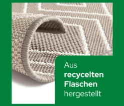 Faltbarer Outdoor-Teppich »Diamond Rhythm«, 240 x 340 cm, braun