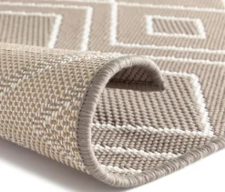 Faltbarer Outdoor-Teppich »Diamond Rhythm«, 280 x 400 cm, braun