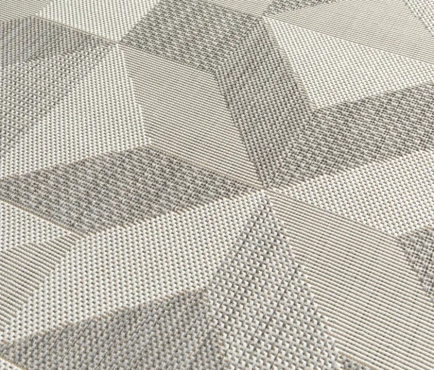Faltbarer Outdoor-Teppich im Mosaik-Design, 240 x 340