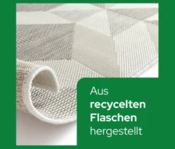 Faltbarer Outdoor-Teppich im Mosaik-Design, 280 x 400