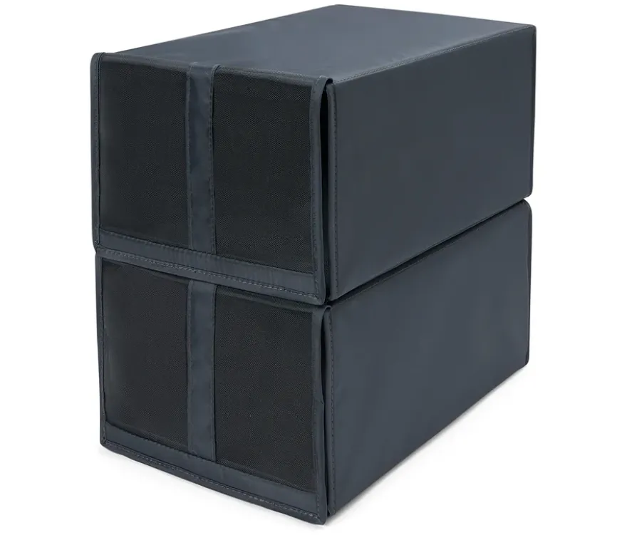 2 faltbare Schuhboxen