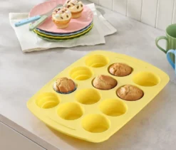 Faltbares Silikon-Muffinblech
