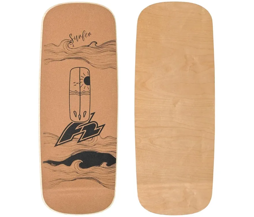 F2 Cork Balance Board Set Pill mit Korkrolle