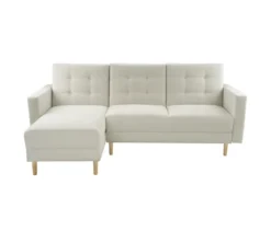 Federkern-Eckschlafsofa »Just Relax« mit Stauraumbank, creme