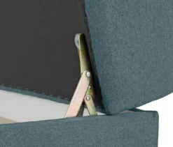 Federkern-Eckschlafsofa »Just Relax« mit Stauraumbank, blau-grau