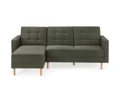 Federkern-Eckschlafsofa »Just Relax« mit Stauraumbank, grün
