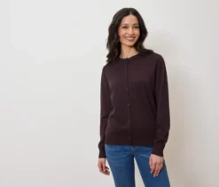 Feinstrick-Cardigan