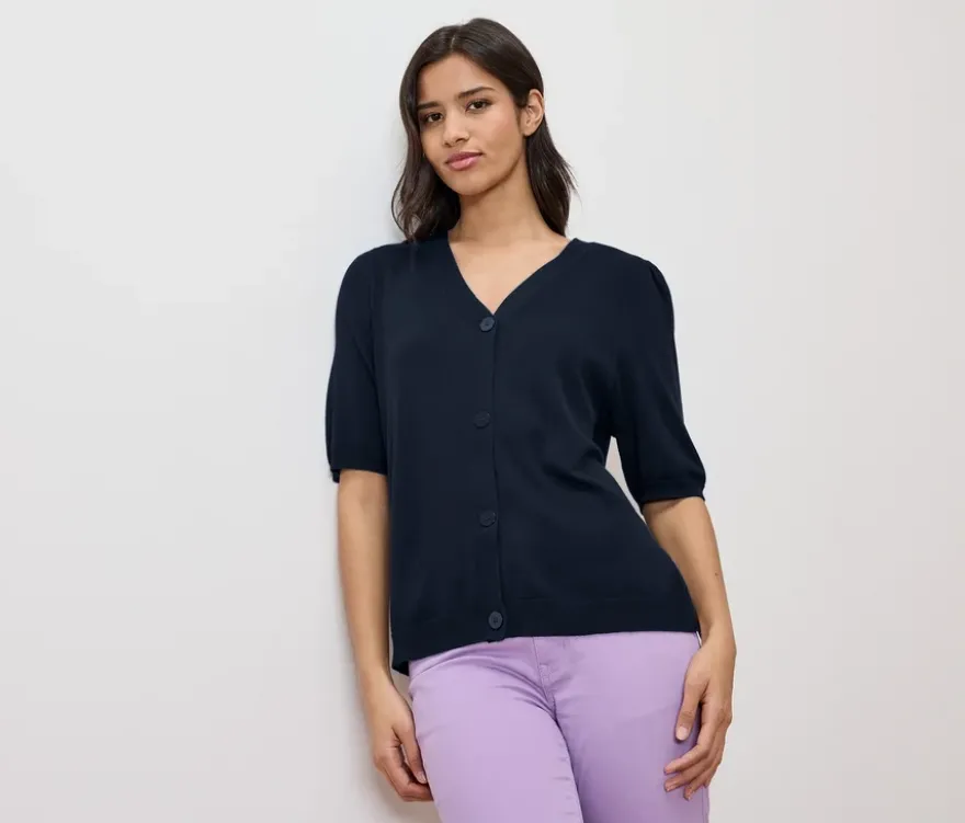 Feinstrick-Cardigan