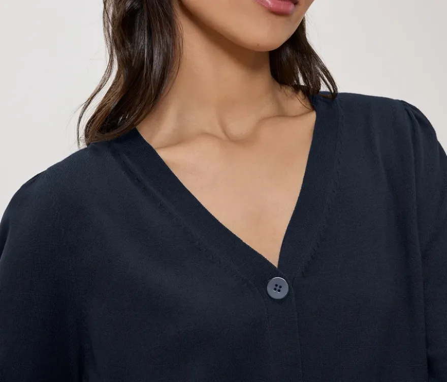 Feinstrick-Cardigan