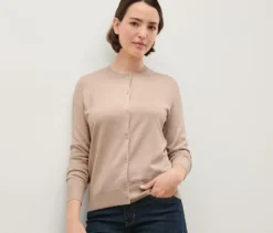 Feinstrick-Cardigan