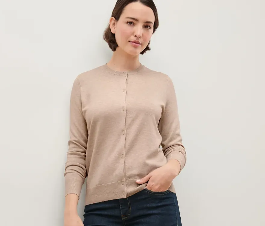 Feinstrick-Cardigan