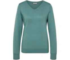 Feinstrickpullover, aqua