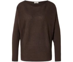 Feinstrickpullover, braun