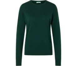 Feinstrickpullover, dunkelgrün