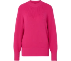 Feinstrickpullover, fuchsia