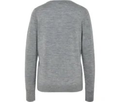 Feinstrickpullover, grau