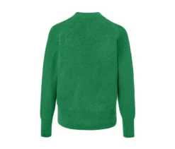 Feinstrickpullover, grün