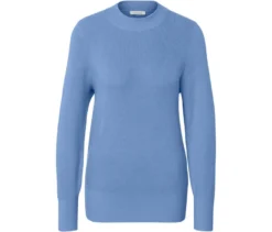Feinstrickpullover, hellblau