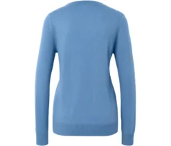 Feinstrickpullover mit Cashmere, blau