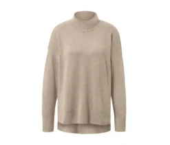 Feinstrickpullover mit Stehkragen