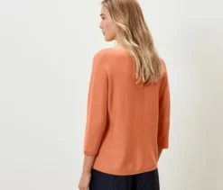 Feinstrickpullover, peach
