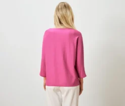 Feinstrickpullover, rosa