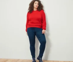 Feinstrickpullover, rot