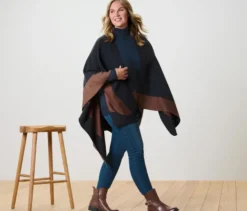 Feinstrick-Rollkragenpullover, dunkelblau