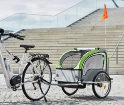 FISCHER Kinder-Komfort-Fahrradanhänger