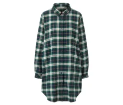 Flanell-Nachthemd, grün