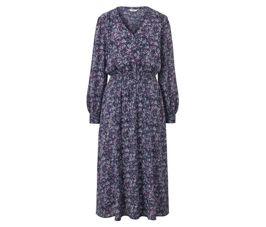 Florales Midi-Kleid