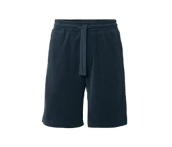 Frottee-Shorts, blau