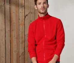 Funktionsjacke, rotorange