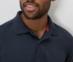 Funktions-Poloshirt, navy