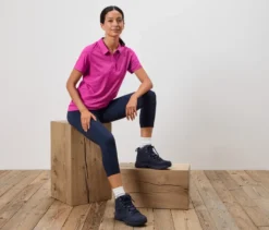 Funktions-Poloshirt, pink